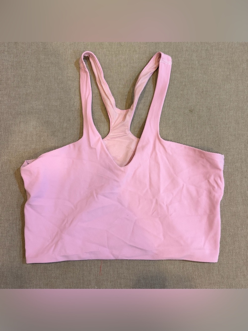 lululemon athletica Bend This V and Racer Bra in vitapink